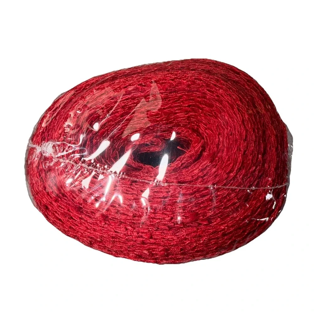 NEW Hobby Lobby Red Burlap Spool 6 in. x 5yd Wreaths Crafts‎ Sewing NIP 2014